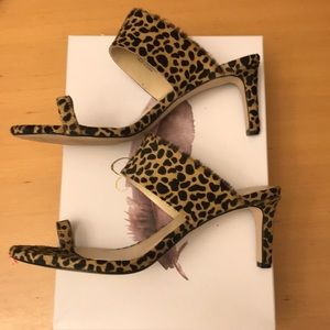 Jessica Simpson leopard print sandal.  Never worn